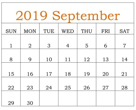 Read more about the article September 2019 Calendar With Holidays UK, USA, and Canada